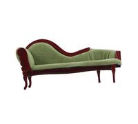 HANABASS Scale Miniature Country Settee Vintage Style Dollhouse Sofa for DIY Enthusiasts and Collectors Realistic Miniature Furniture for Doll House Living Decor