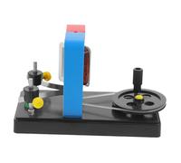 HANABASS School DIY Hand Cranked Generator Kit for Physics Labs Safe Lightweight Electricity Experiment Apparatus for Students Learning Mechanics and Electric Energy