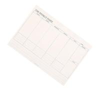 HANABASS Self-discipline Business Planner Paper Notepad Simple Style Weekly Tearable Memo with Date Marking and To-do List Checking for Learning Plan and Bedroom Use