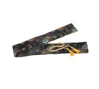 HANABASS Silk Tai Chi Sword Bag Long Storage Holder with Traditional Tassel Design for Japanese and Chinese Swords Protective Carry Case