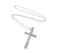 HANABASS Silver Drum Key Wrench Necklace Steel Percussion Instrument Tool for Drum Tuning and Regulator with Square Tuning Key for Musicians