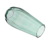 HANABASS Simple Glass Flower Vase Chic Colored Glass Floral Container for Ornament Living Room Decoration Beautify and Purify House Random Color