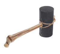 HANABASS Simulated Bone Hammer Prop with Rounded Edges Smooth Surface for Halloween Party Cosplay Primitive Caveman Accessories Prank Indoor Outdoor Use