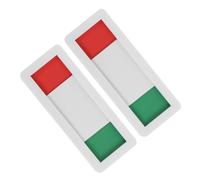 HANABASS Sliding Door Sign Visualize Meeting Room Usage 2pcs Acrylic Privacy Indicator with Occupied and Vacant Status and Create Private Space for Business for Offices and Clinics