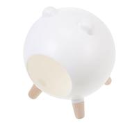 HANABASS Small Pet Hideout House for Hamster and Guinea Pig, Plastic Indoor Sleeping Bed and Cage Ornament, White Small Animal Habitat Décor for Hedgehog and Dwarf Pets