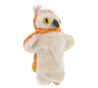 HANABASS Soft Plush Owl Hand Puppet for Adults Interactive Storytelling Washable Animal Finger Puppet Enhances Communication and Motor Skills