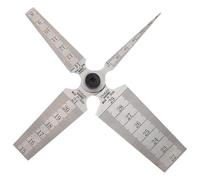 HANABASS Stainless Steel Feeler Gauge Set Tool for Measuring Bearing and Tappet Clearances 4pcs for Measuring Gap Width and Thickness, High Durability with Precision Machining Technology
