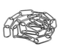 HANABASS Strong Decorative Black Metal Lighting Chain for Hanging Pendant Lights and Ceiling Light Fixtures, Elegant DIY Project Accessory for Room Lighting