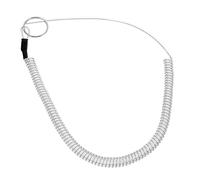 HANABASS Table Hockey Replacement Spring Rope Accessory Transparent Coiled Cord for Game Machine Handle Secure Fixing Indoor Outdoor Use