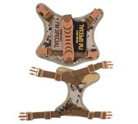 HANABASS Tactical Cat Harness Vest Adjustable Escape Walking Harness for Small Pets with Metal D-ring Leash Attachment Soft Padded Comfortable Fit for Training Hiking Outdoor Exploration