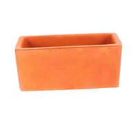 HANABASS Terracotta Window Box Planters, Rectangular Rustic Clay Plant Pot with Drainage Hole, Suitable for Succulents and Bonsai Trees, Indoor and Outdoor Home Decor
