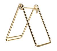 HANABASS Ticket Dispenser Roll Stand Stainless Steel Smooth Surface Firm and Stable Golden Finish for Company Parties and Donations