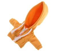 HANABASS Tiny Doll Play Hoodie Stylish Yellow Hoodie for Scale Miniature Dolls Soft and Comfortable DIY Outfit for Collectors Dress Up Accessory