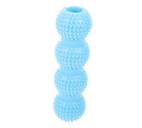 HANABASS Tpr Dog Chew Treat Dispenser for Small Medium Dogs Interactive Puzzle for Puppies Durable Teeth Cleaning Teething Safe Pet Chewing Fun and Mental Stimulation Blue Ball