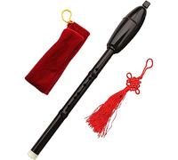 HANABASS Traditional Bawu Folk Woodwind Instrument B Flat with Storage Bag Smooth Resin Material Ethnic Tone Suitable for Beginners and Students Music