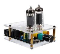 HANABASS Tube Preamp with Pcb and Glass Material, Enhance Audio Effect Vacuum Electron Tube Valve Preamp Easy to Install for Turntable for Modern Home Decor and DIY Home Theater Systems