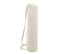 HANABASS Versatile Yoga Mat Bag for Women with Large Capacity and Cloth Material Minimalist Beige Yoga Tote Bag on Occasions