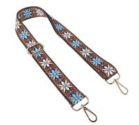 HANABASS Vintage Patterned Banjo Strap Adjustable Shoulder Belt with Metal Buckle for Mandolin Players Practical Musical Accessory for Concerts and Rehearsals