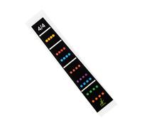 HANABASS Violin Fingerboard Sticker Adjustable Adhesive Finger Guide for Precise Positioning Portable Practice Tool for Beginner and Intermediate Violin Players