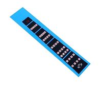 HANABASS Violin Fingerboard Stickers Easy to Apply for 1/2 Size Violin 4pcs Set with Oil Proof and Peel off Features Blue Paper Decals for Beginner Violinists Learning Intonation