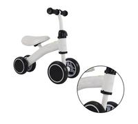 HANABASS Walker Ride Sturdy White Learning Car for Indoor Outdoor Play Boosts Coordination and Confidence No Pedals Lightweight and Design