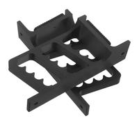 HANABASS Wall-Mounted Arrow Rack 1 Pair Black Wall Hanger Secure Equipment Holder Space-Saving and Recurve Arrow Display Brackets for Home Storage