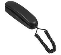 HANABASS Wall-mounted Telephone Extension Wall Mount Phone 7.87x3.94x1.97inch Calls Internal Extension Communication Advanced Communication Technology Desk Office Black Pp Electronic