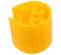 HANABASS Warehouse Beam Protector Column Wrap Anti-Collision Plastic Shelf Corner Protectors Yellow for Grocery Store Shelves Logistics Forklifts