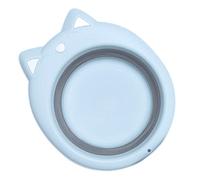 HANABASS Washbasin Pp Baby Plastic Cat for Folding Wash Shape Basin Portable Baby Wash Basin Space-Saving for Travel Birthday