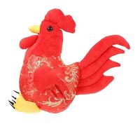 HANABASS Wedding Decoration Chicken Doll Ornament for Valentine Day Cute Rooster Hen Stuffed Toy for Wedding Party Favor Cozy Home Decor and Photo Prop Red and Design