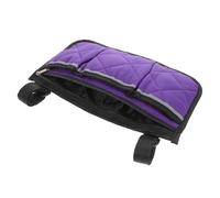 HANABASS Wheelchair Armrest Storage Bag Side Organizer for Folding Walkers and Strollers, Purple 32.5x18cm, Multi-Functional Hanging Pocket for Mobility Aid Accessories