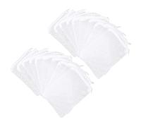 HANABASS White Mesh Filter Bags for Fish Tank Aquarium Fine Mesh Media Bags with Durable Material Efficient Impurity Filtration Multi Purpose Use for Water Quality Improvement