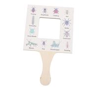 HANABASS Wood Nature Guide Finder Frame Large Outdoor Nature Identification Tool Educational Explorer for Insect Observation and Discovery