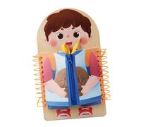 HANABASS Wooden Busy Board for Montessori Educational Fine Motor Skill Development Interactive Sensory Play Preschool Learning Travel Essential for Boys