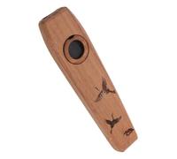 HANABASS Wooden Kazoo Instrument for Adults and Beginners Featuring Innovative Design and Easy to Use Functionality, for Music Accompaniment and Solo Performances with Sturdy Wood Material