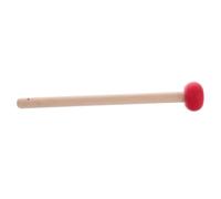HANABASS Wooden Mallet for Gong with Red Handle, Traditional Chinese Design, Sturdy Wood and Rubber Material, Compact Size for Percussion Instruments and Musicians on The Go, for Musical