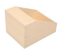 HANABASS Wooden Rabbit Breeding Box and High-sided Base with Openable Top Small Pet Wooden House Indoor Nesting Shelter Suitable for Kindling Periods and Summer Use for Rabbits and Guinea
