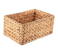 HANABASS Woven Basket Decorative Dried Flower Basket Straw Multi-functional Storage Rustic and Natural Appearance Simple and Elegant Design for Storing Magazines and Outdoor Decoration