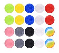 Hanabitx 20x Silicone Thumb Grips Caps Stick Protect Cover for, Controllers