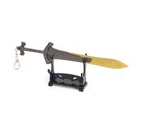 Hanaiette 1pc Elden Ring Game peripheral weapons Model Keychain with Display Stand for Anime fans (STYLE 6)