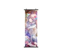 Hanaiette 1PC Genshin Impact Character dress Scroll Poster Wall Hanging Forged Cloth Painting (Sangonomiya Kokomi)