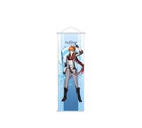Hanaiette 1PC Genshin Impact Hanging Painting Silk Cloth Poster Engraved Scroll Animation Peripheral for game lover (Tartaglia)