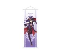 Hanaiette 1PC Genshin Impact Hanging Painting Silk Cloth Poster Engraved Scroll Animation Peripheral for game lover (Mona)
