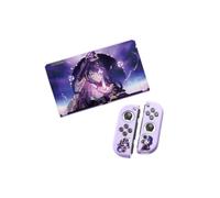 Hanaiette 1PC Genshin Impact Switch Color Matte Protective Cover Split Soft Shell (7 inch, Beelzebul)