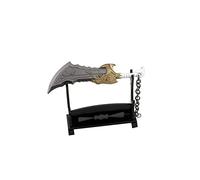 Hanaiette 1pc God of War Chaos Blade Thunder Hammer Axe Sword Weapon Model Keychain with Display Stand (Standard model 11)