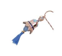 Hanaiette Genshin impact Bell (Weapon Bell, Irregular shape, Metal, Good Luck Charm), 3cm, 55cm Chain, 1.0 count
