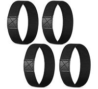 Hanaive 2 Pairs Black Elastic Shoe Strap Lace Band Replacement Ankle Straps for Heels, One Size