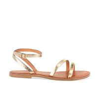 Hanak Leather Sandals Gold-Coloured