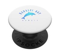 Hanalei Bay Hawaii Dolphin Surf Kauai Hawaiian Vintage PopSockets Adhesive PopGrip
