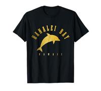 Hanalei Bay Hawaii Dolphin Surf Kauai Hawaiian Vintage T-Shirt
